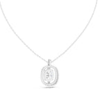 The Serenity Floating Oval Pendant