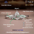 Pear Majesty Engagement Ring