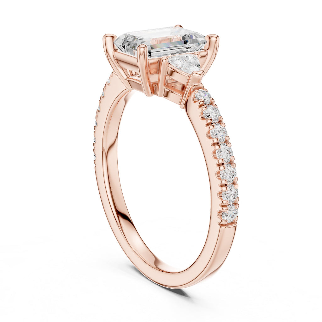 Emerald Trinity Luxe Ring