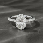 The Seraphina Ovel Solitaire Ring