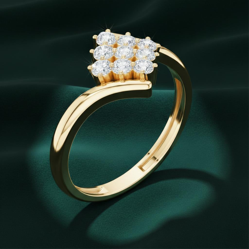 Radiance Floral Diamond Ring