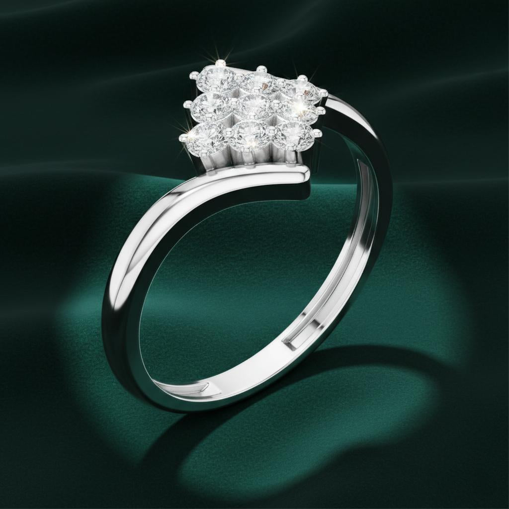 Radiance Floral Diamond Ring