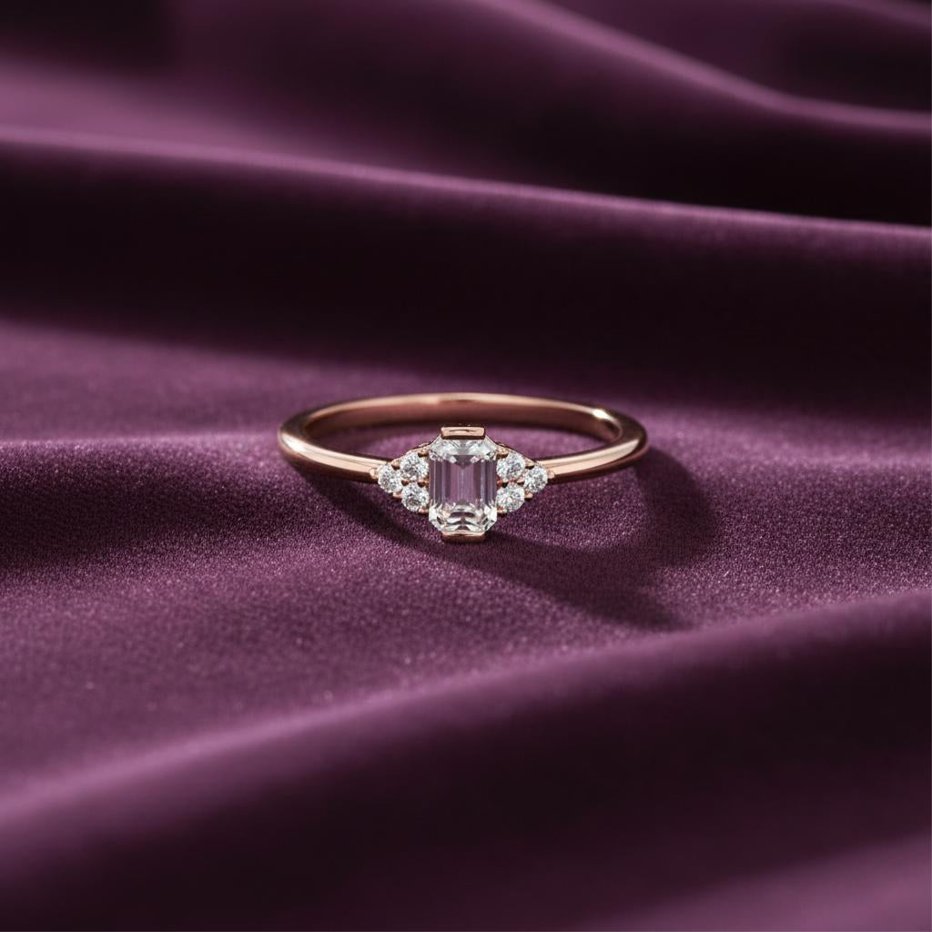 Evanca Emerald Grace Ring