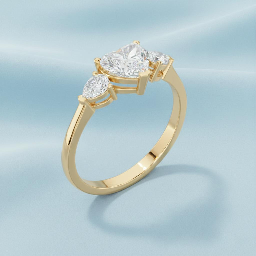 Divina Heart Romance Ring