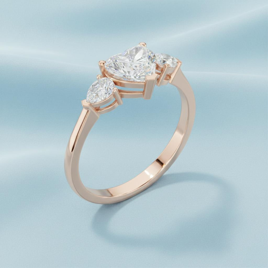 Divina Heart Romance Ring