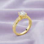 Royel Solitaire Cushion Ring