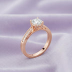 Royel Solitaire Cushion Ring