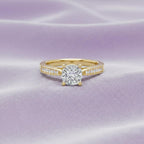 Royel Solitaire Cushion Ring