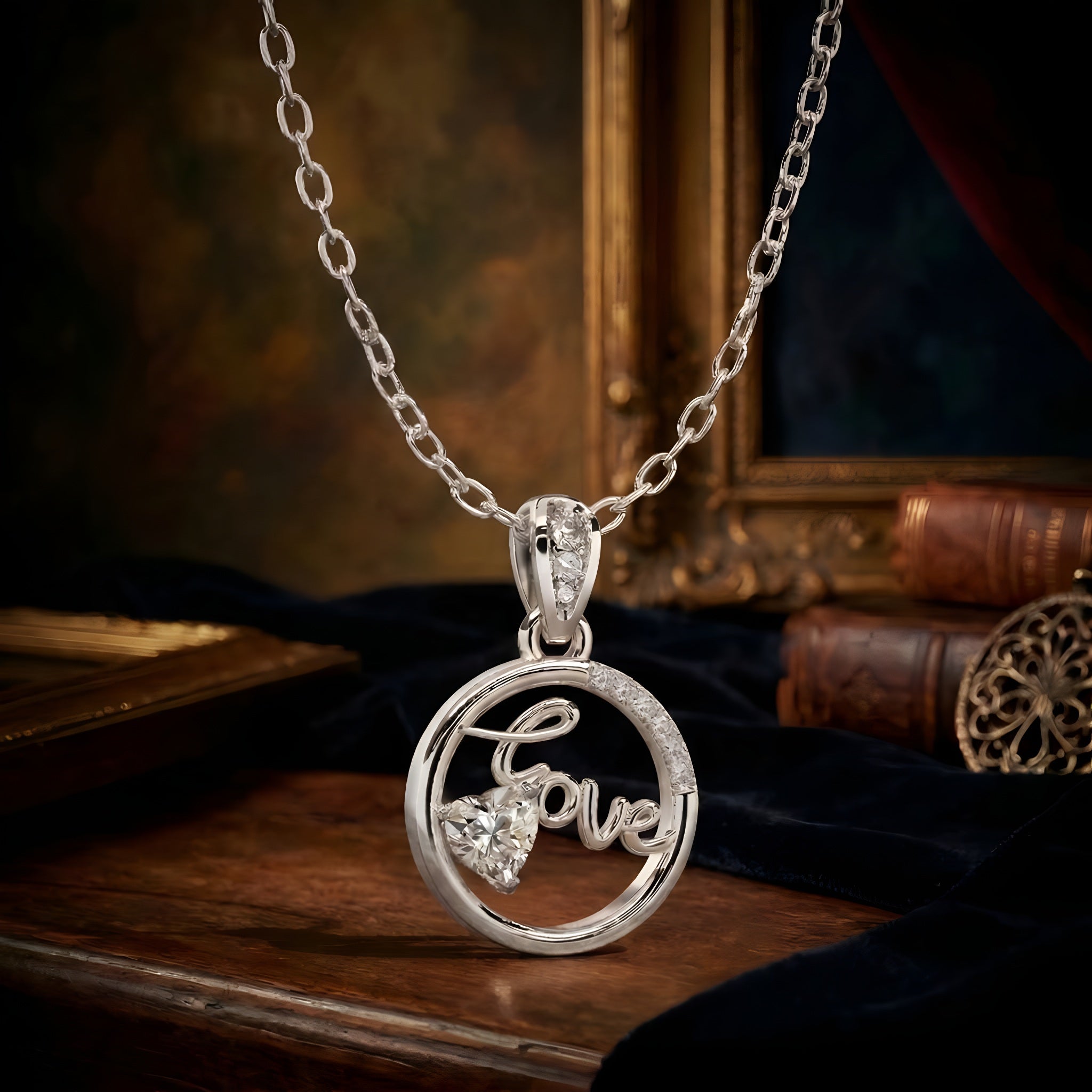 Serenity Love Diamond Pendant