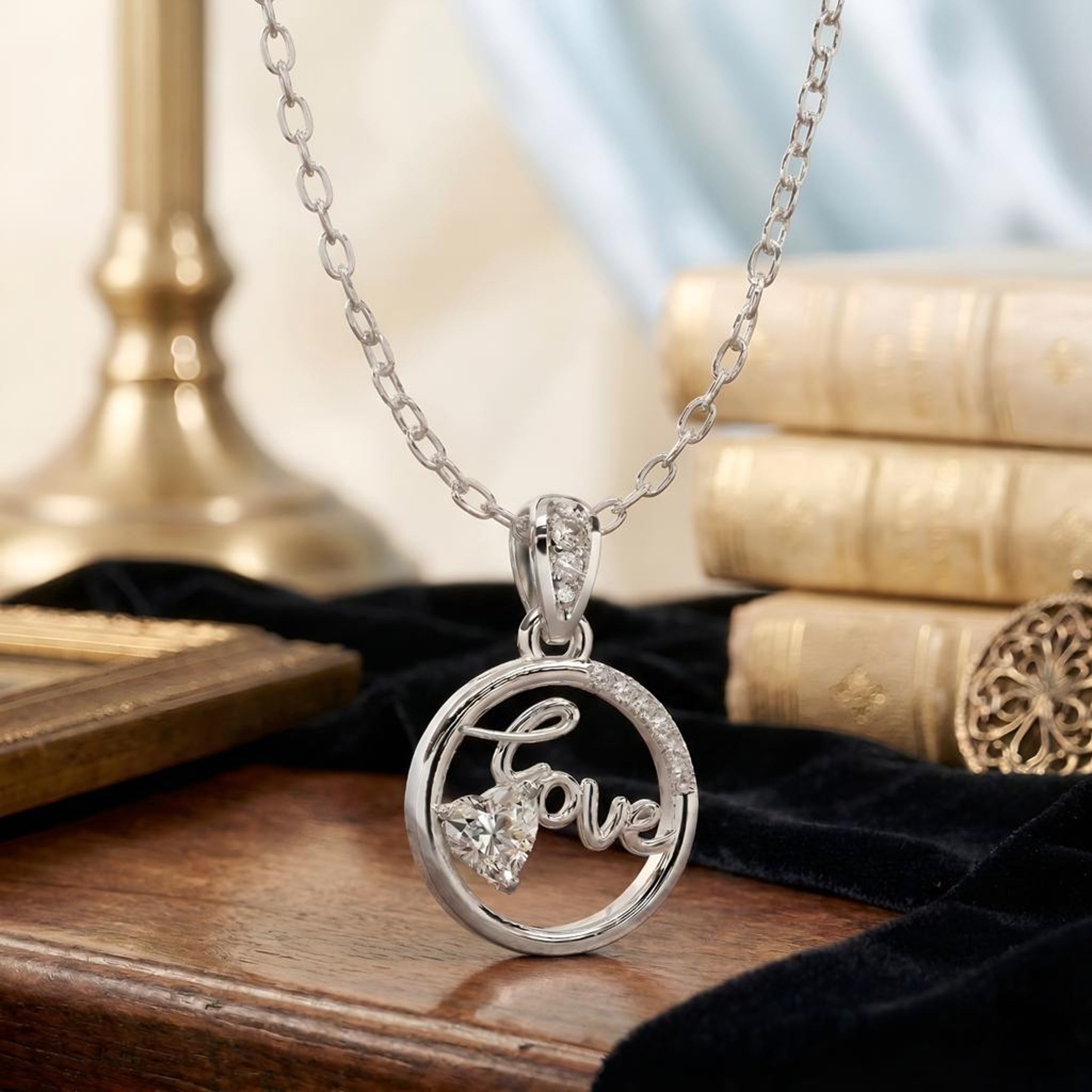 Serenity Love Diamond Pendant