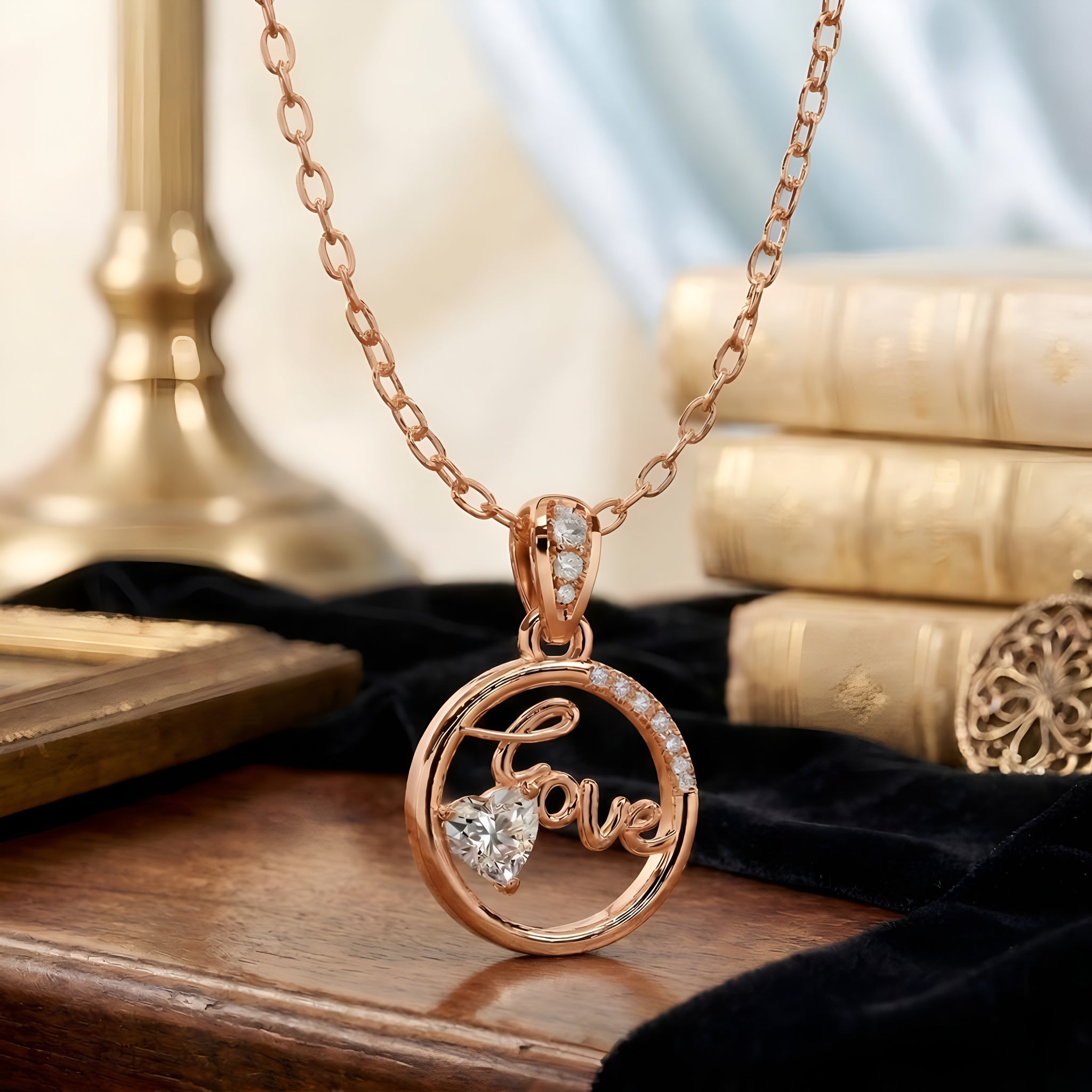 Serenity Love Diamond Pendant