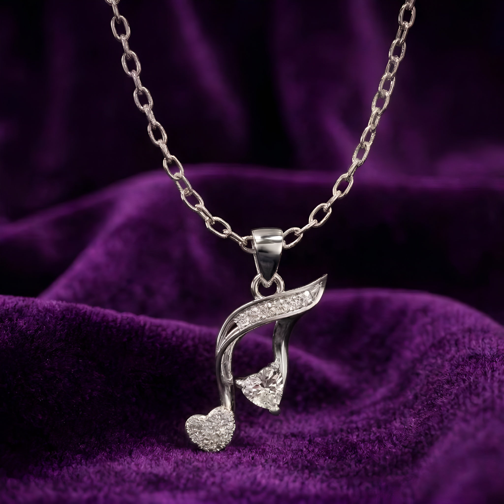Melody Heart Diamond Pendant Main image