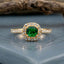 Verdant Royale Halo Ring