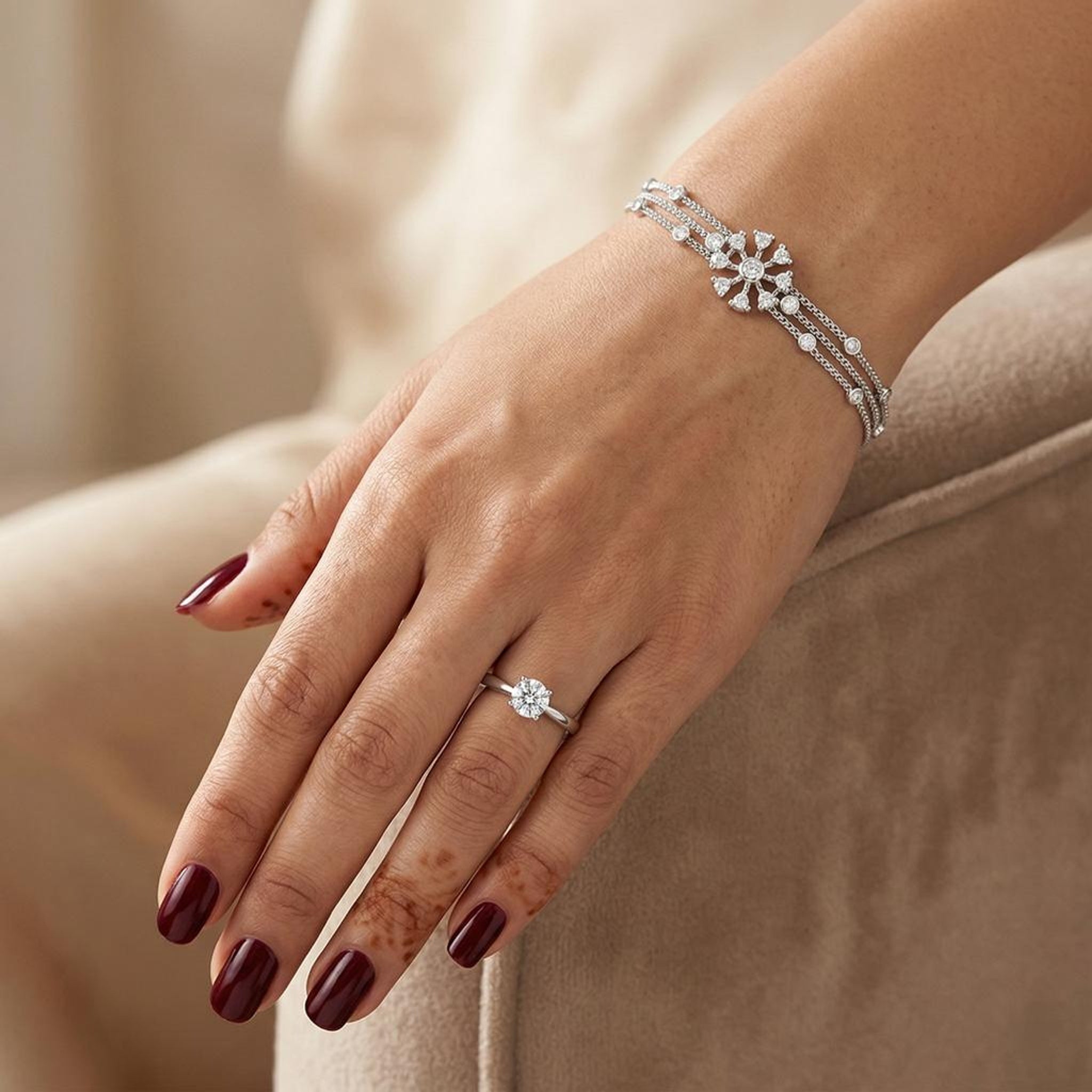 Tiara Bloom Diamond Bracelet