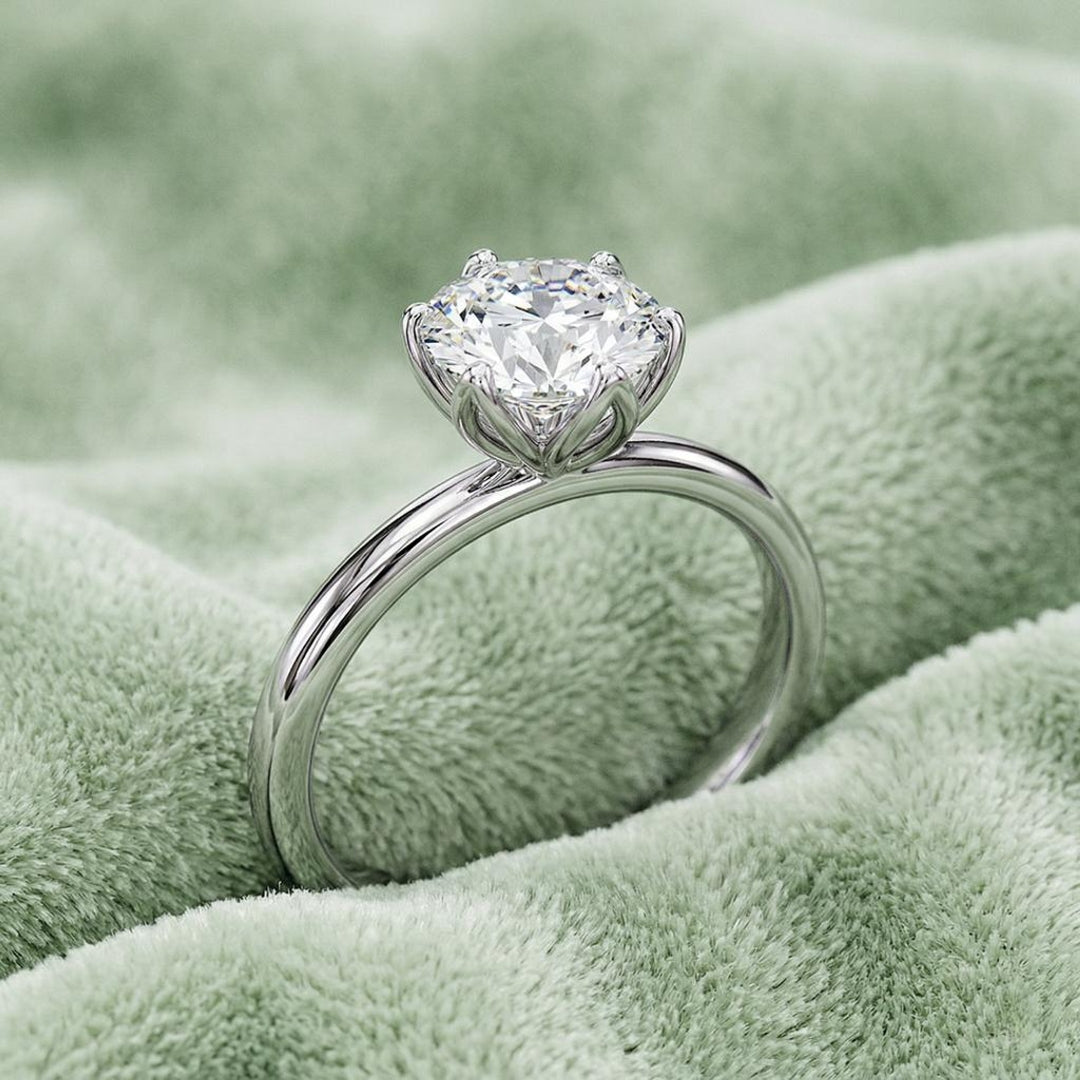 Luxe Tulip Diamond Ring Secondary image