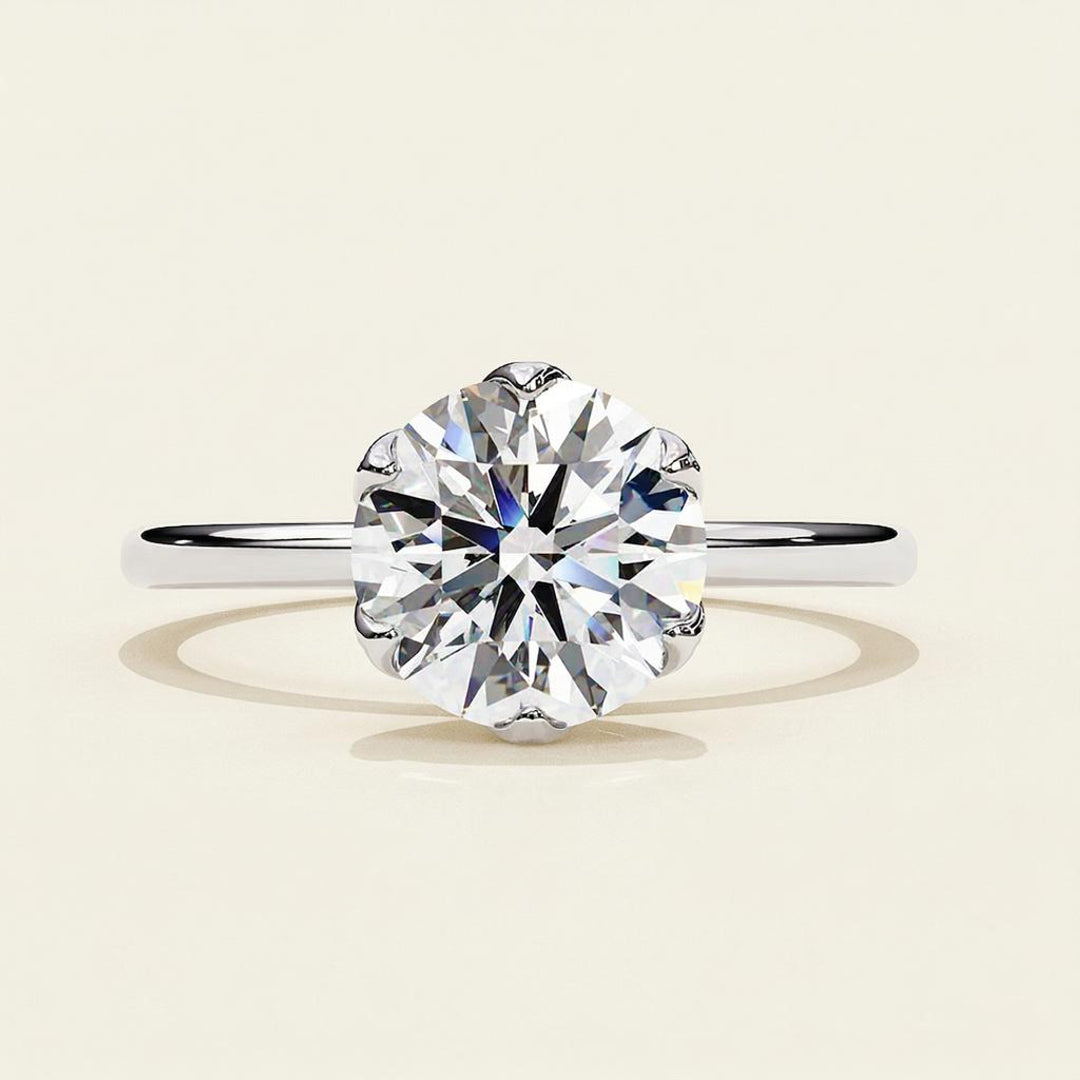 Luxe Tulip Diamond Ring