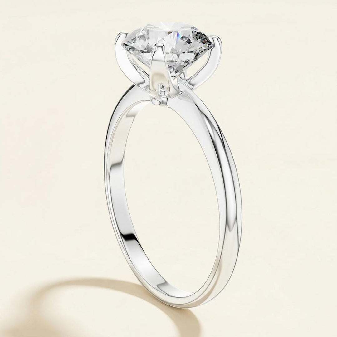 Star Glow Solitaire Ring