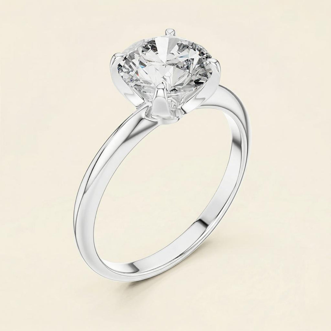 Star Glow Solitaire Ring Main image