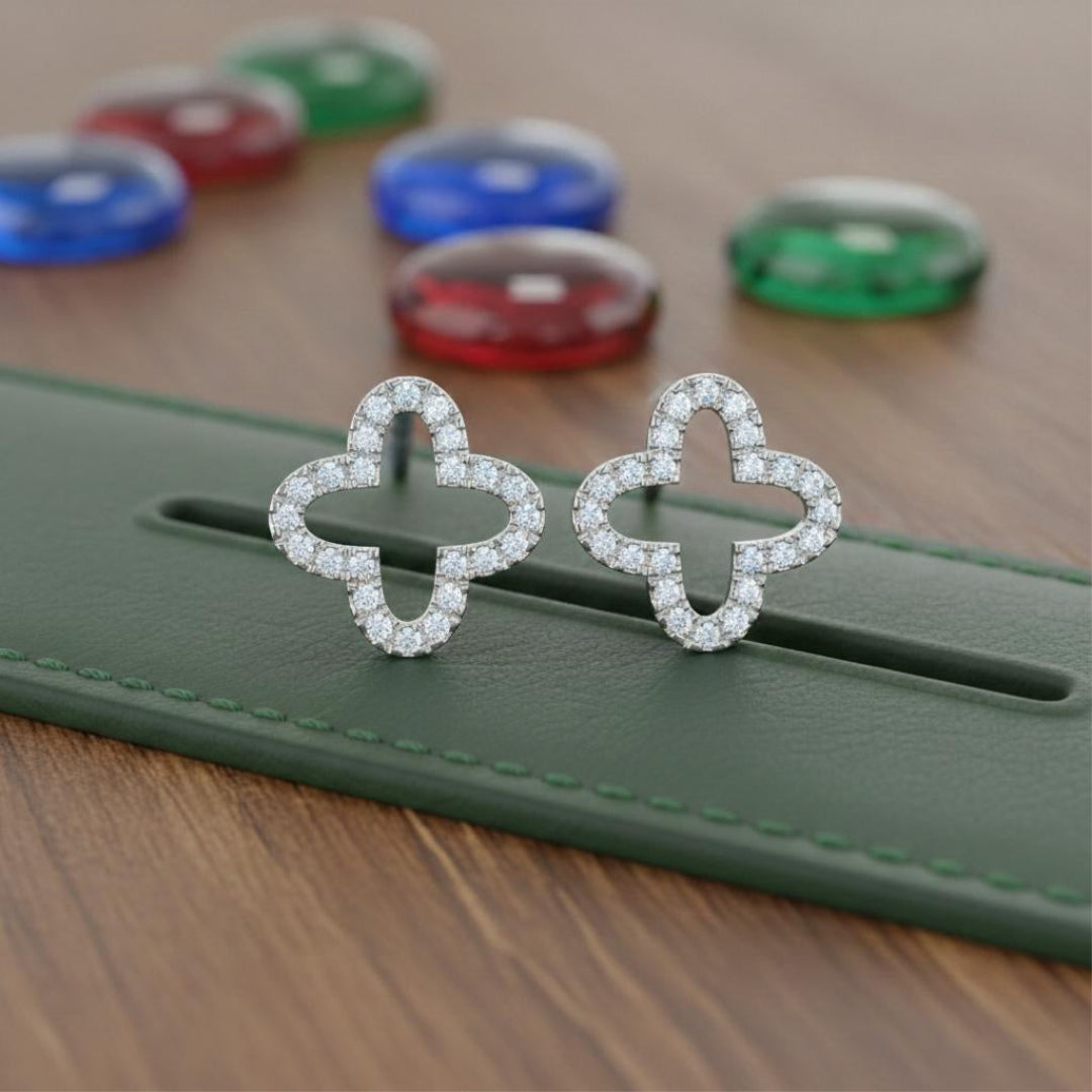 Glow Clover Earrings Main image