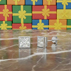 Solitaire Sqwer Bazel Princess Studs