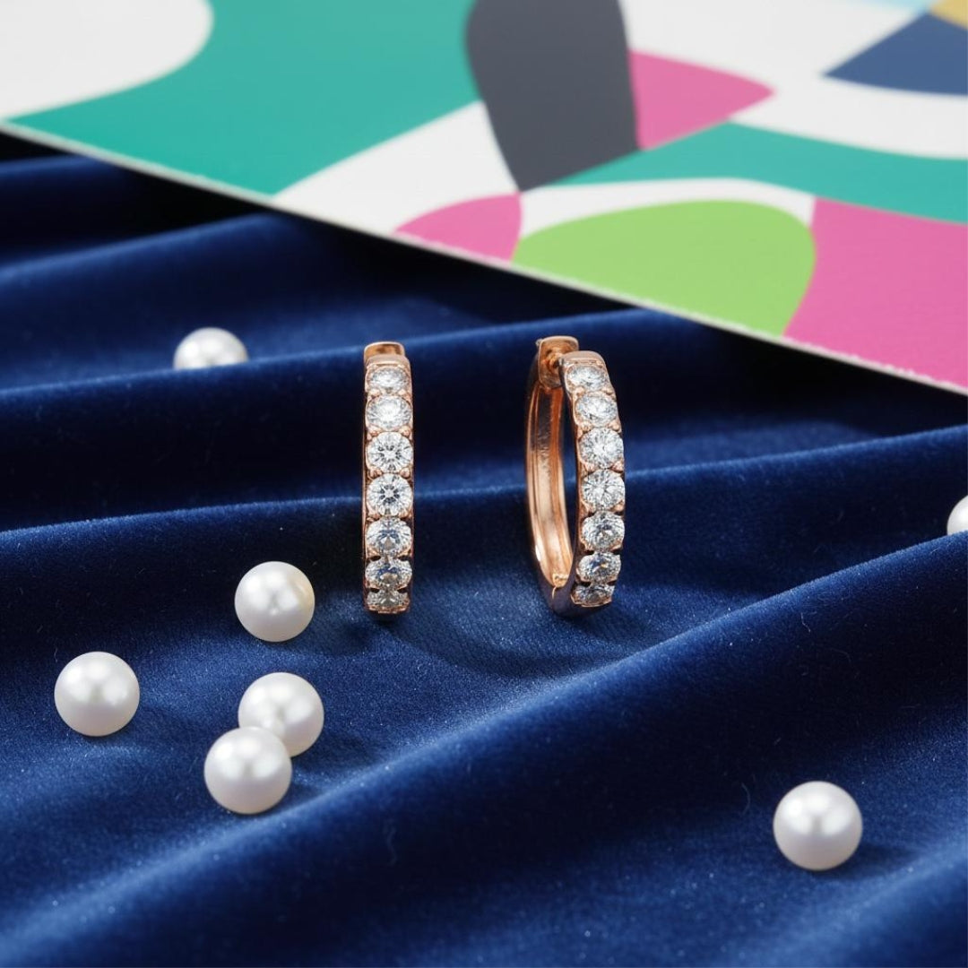 Pure Diamond Spark Hoops Secondary image