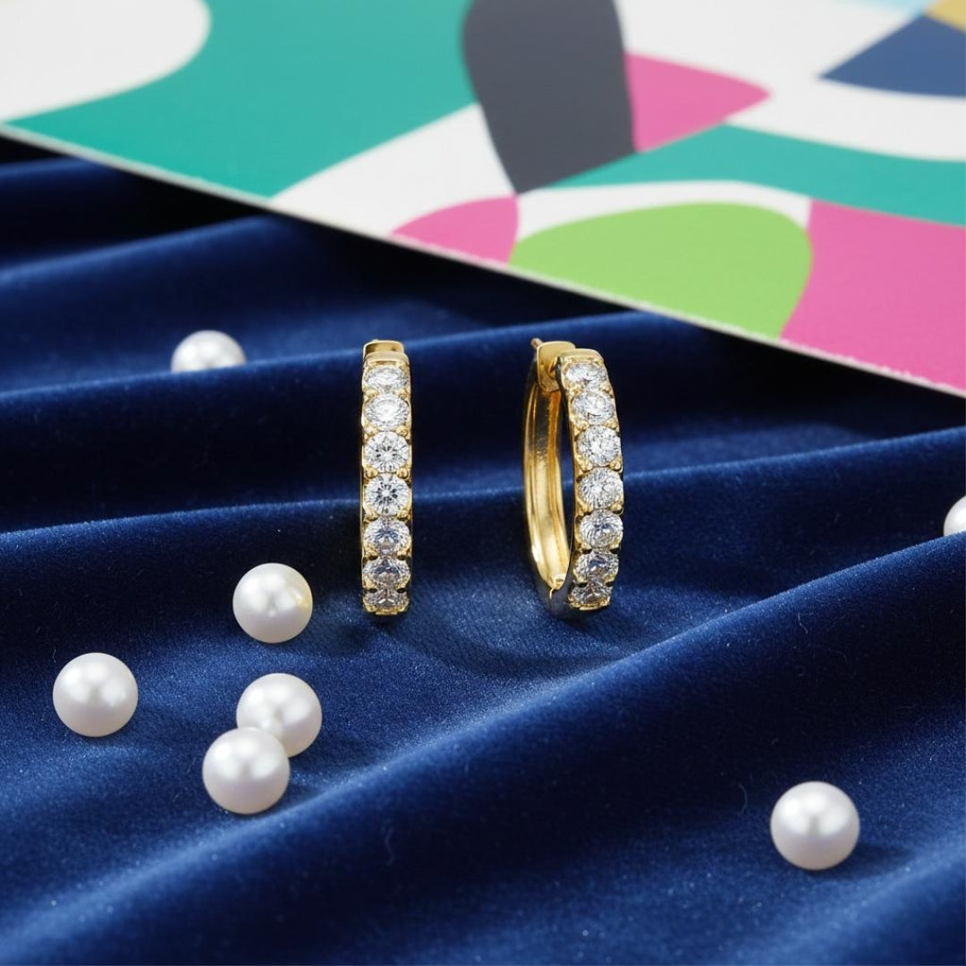 Pure Diamond Spark Hoops Main image