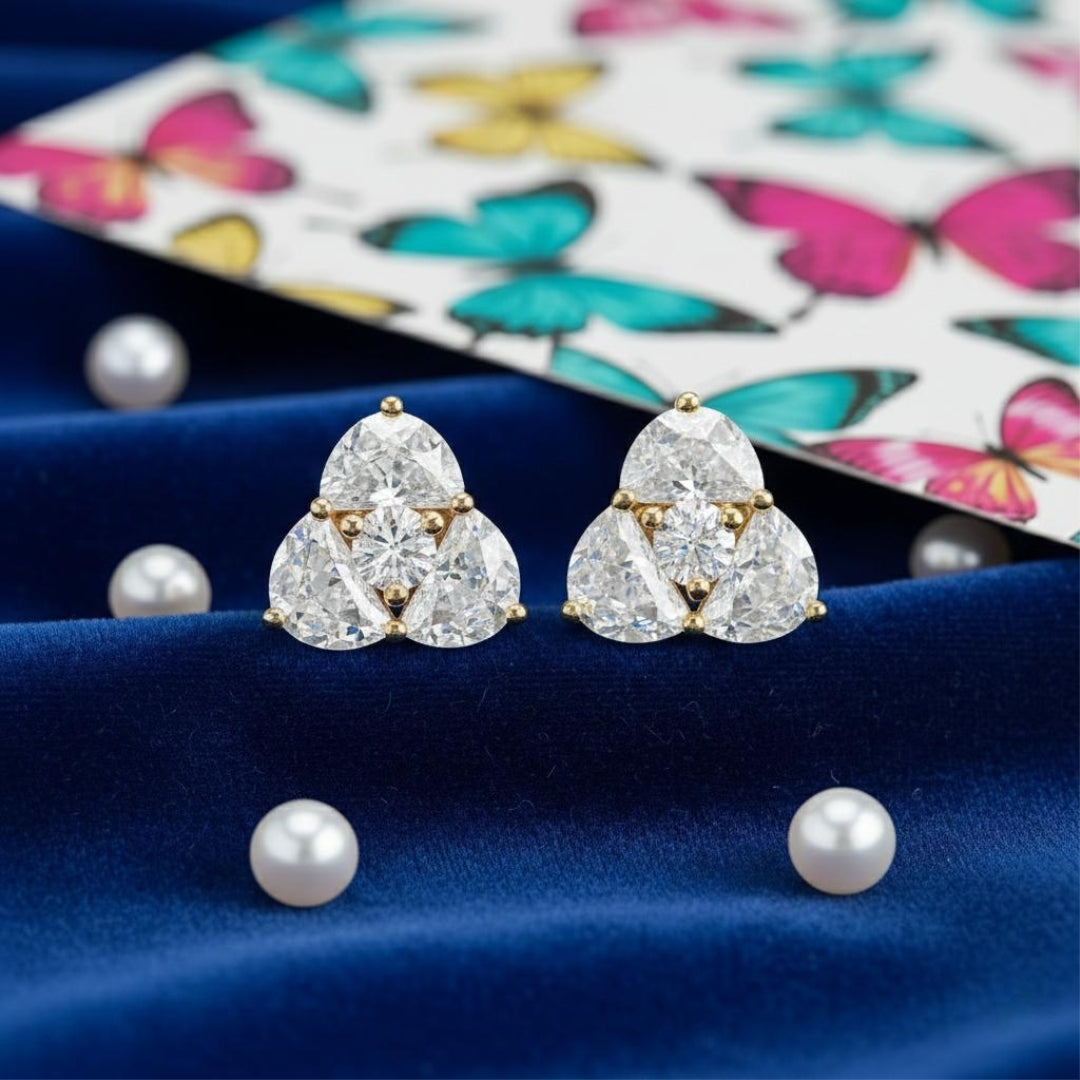 Moonlight Trinity Earrings studs Main image