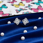 Serene Glow Square Studs