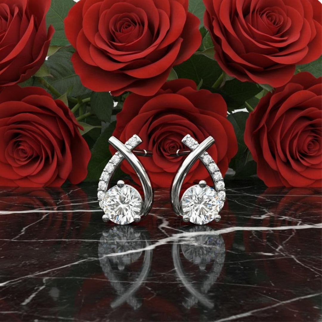 Seraphina Twist Diamond Studs