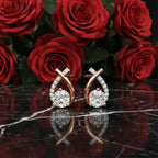 Seraphina Twist Diamond Studs
