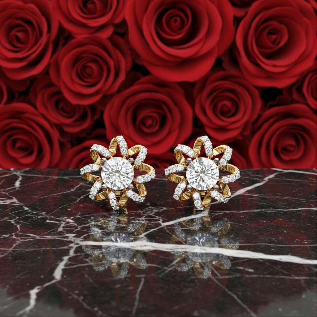 Aurelle Star Bloom Earrings Main image