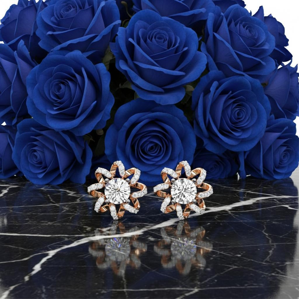 Aurelle Star Bloom Earrings Secondary image