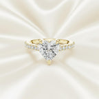 True Love Heart Solitaire Ring