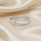 Modern Curve Spark Ring