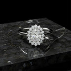 Solitaire Oval Halo Ring