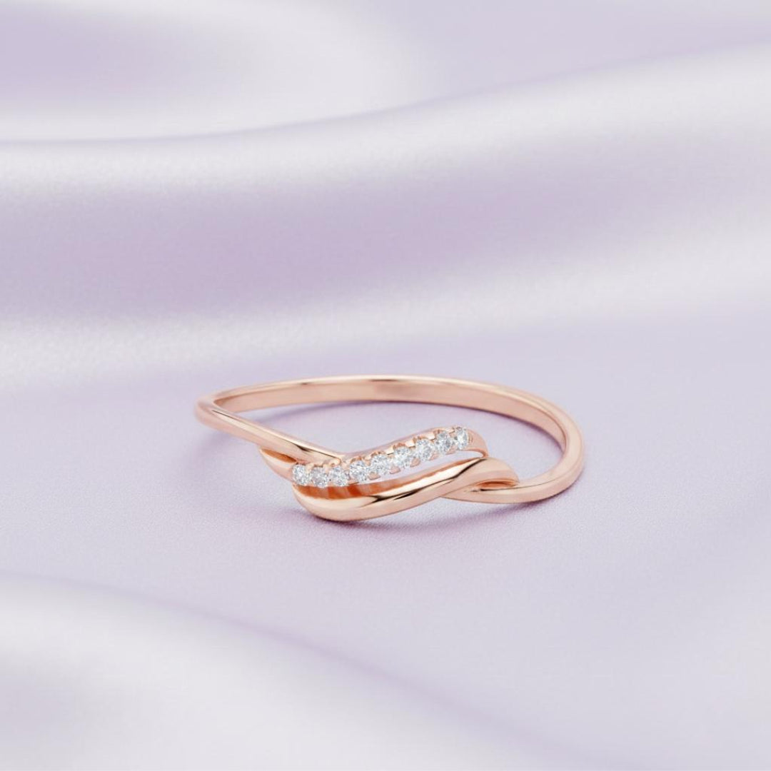 Eternal Ribbon Diamond Ring Secondary image