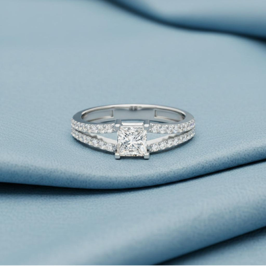 Princess Dobbel Band Spark Ring