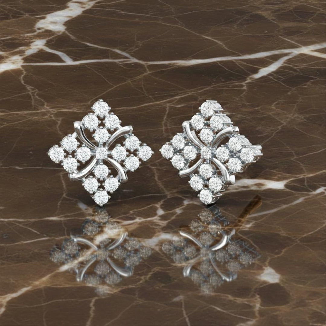 Eivina Luxe Cluster Studs Main image