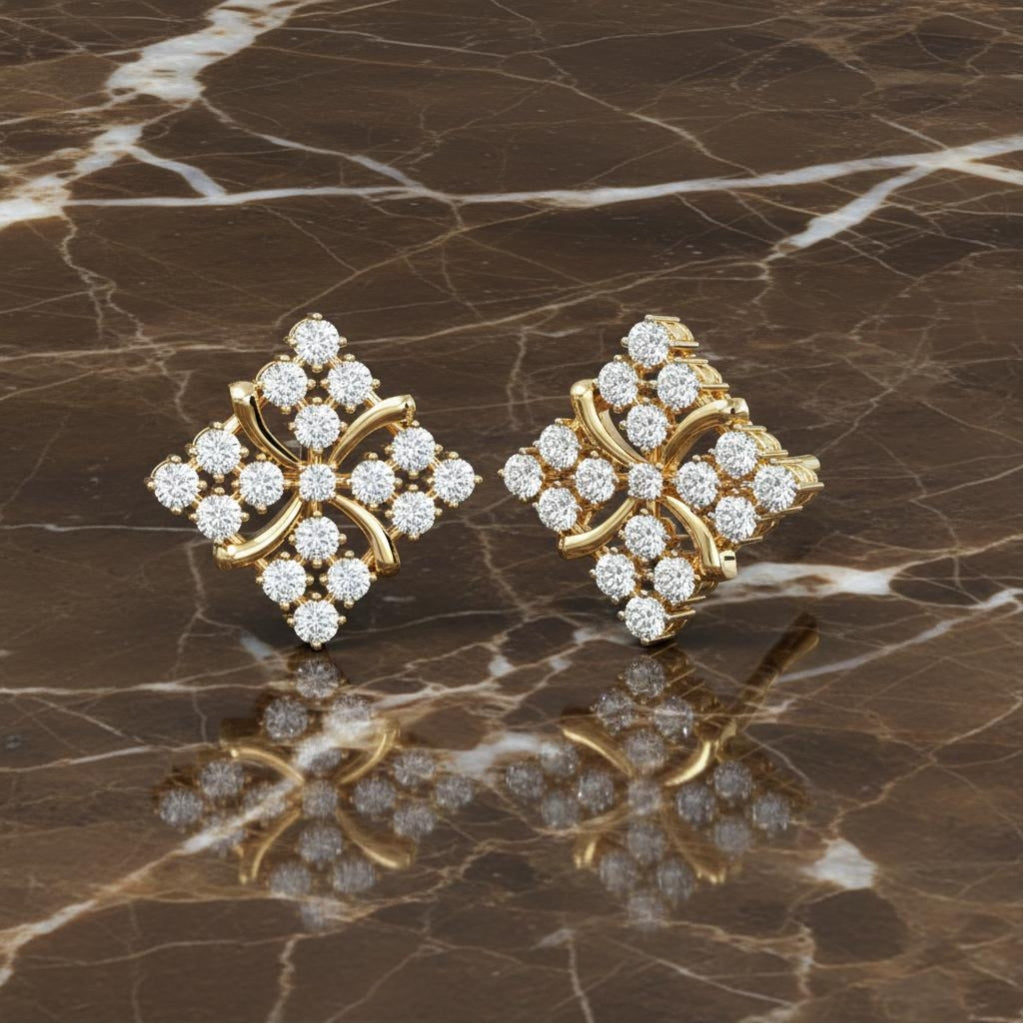Eivina Luxe Cluster Studs