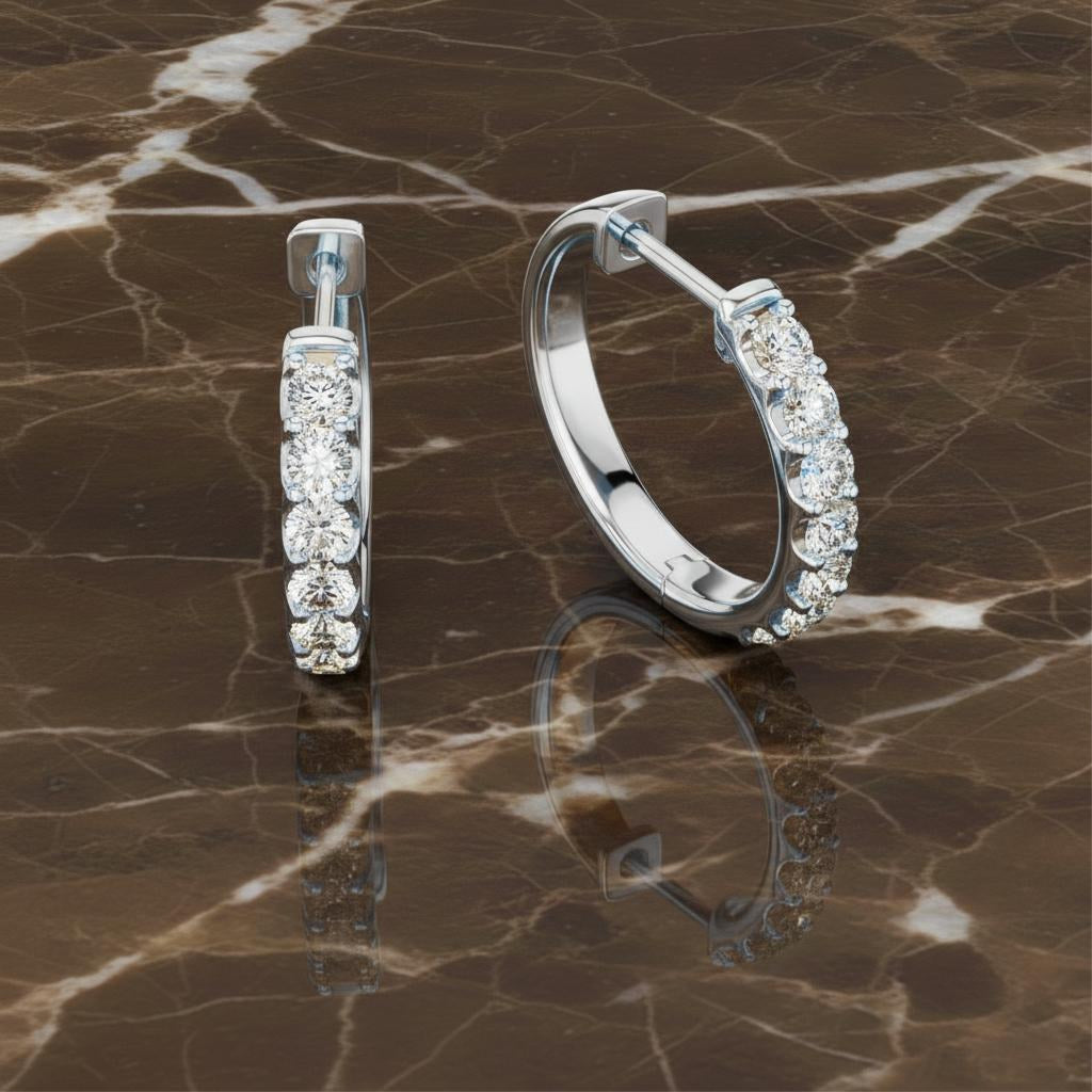 pure diamond spark hoops