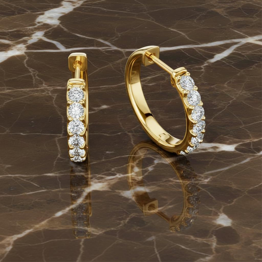 pure diamond spark hoops