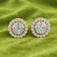 Neeva Halo Marquise Diamond Stud Earrings
