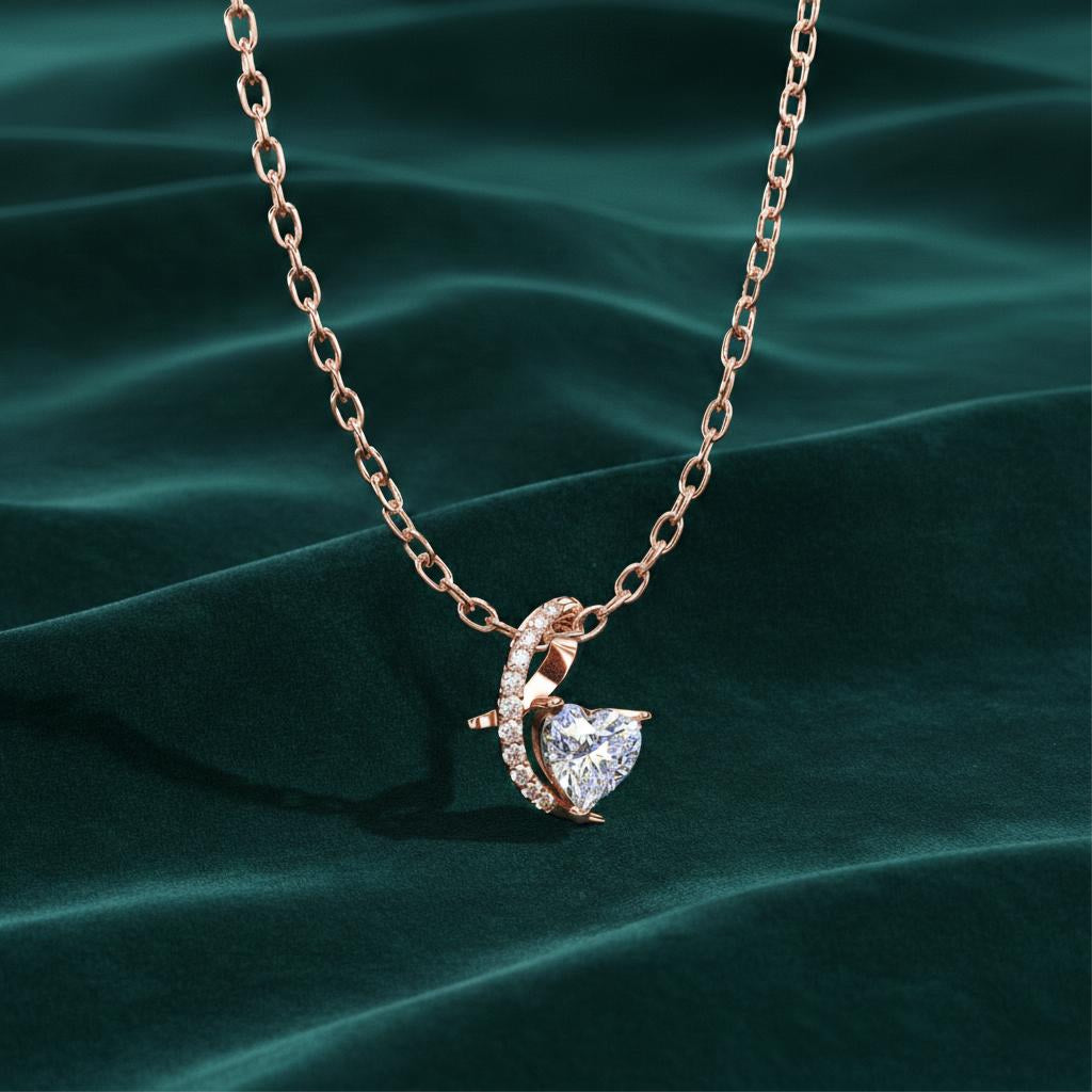 Symbol of Love Curve Pendant