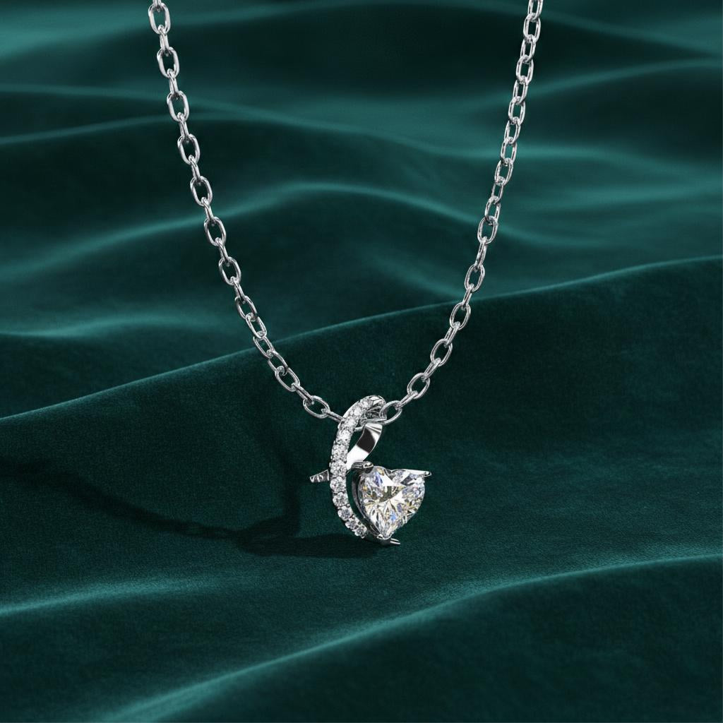 Symbol of Love Curve Pendant