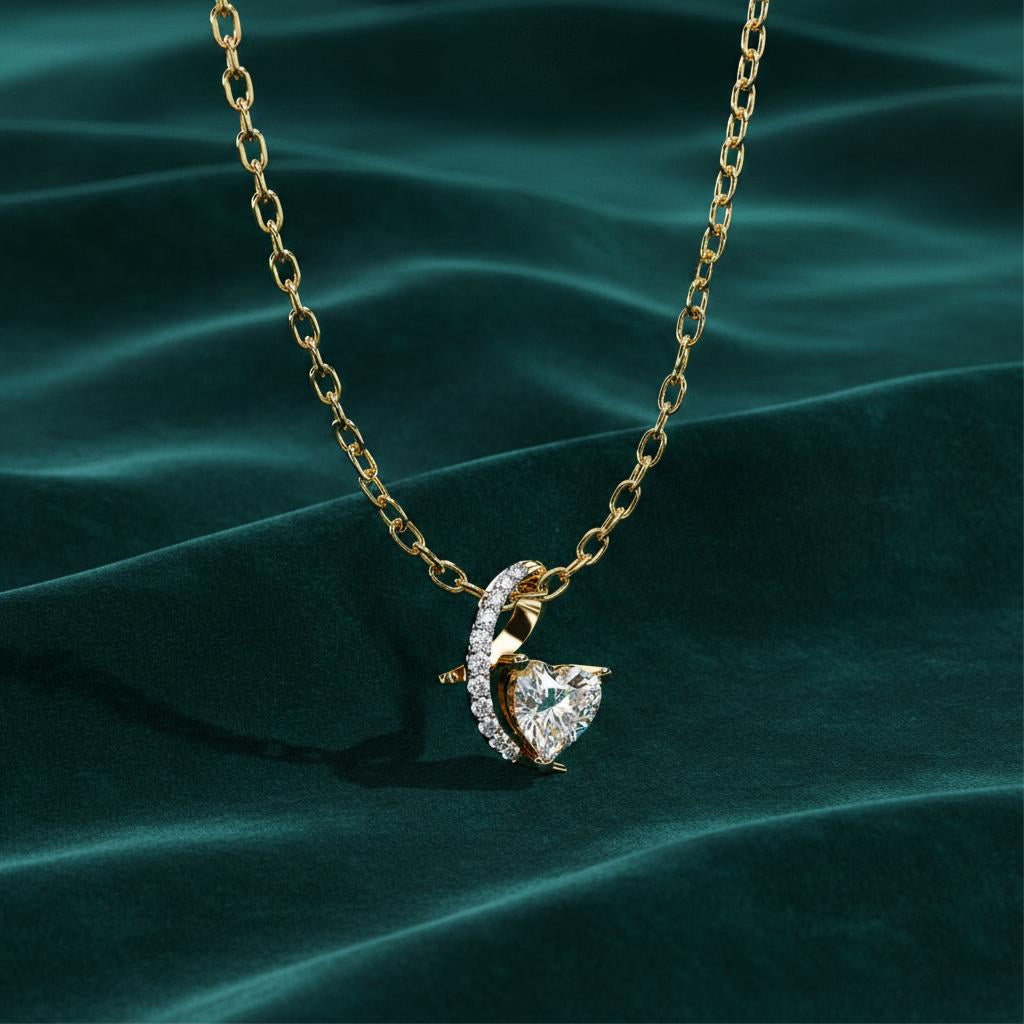 Symbol of Love Curve Pendant