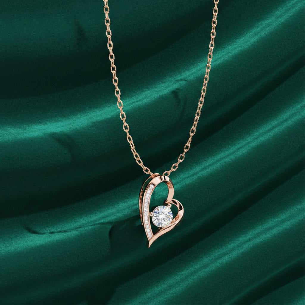 Ever-Luxe Heart diamond Pedant