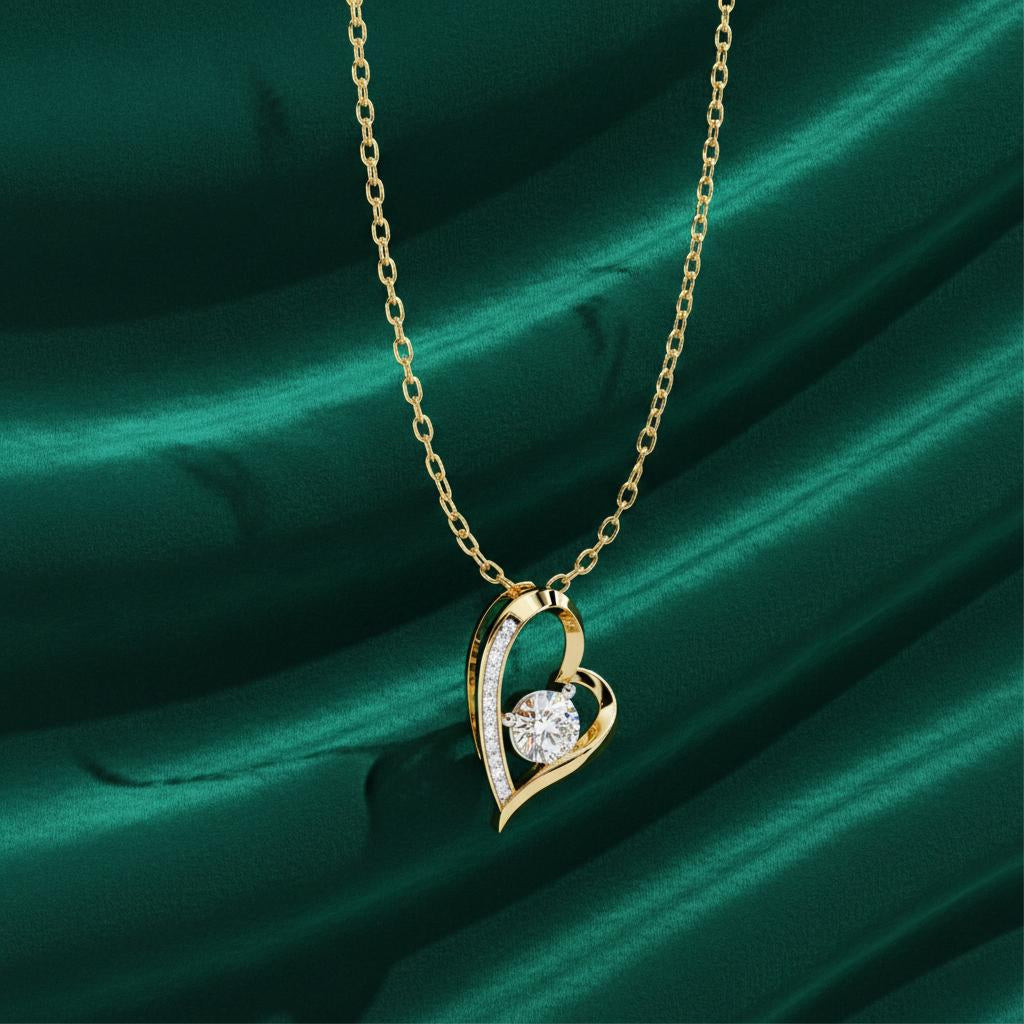 Ever-Luxe Heart diamond Pedant
