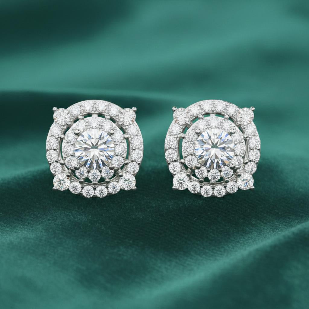 Majestique Royale Diamond Studs Main image