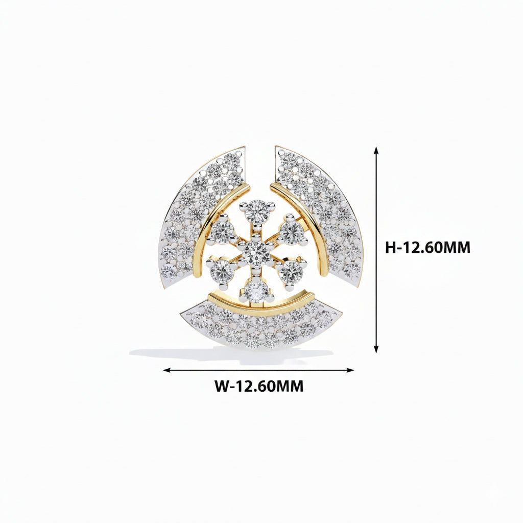 Starlisse Floral Diamond Studs