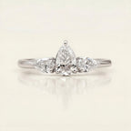 Pear Majesty Engagement Ring